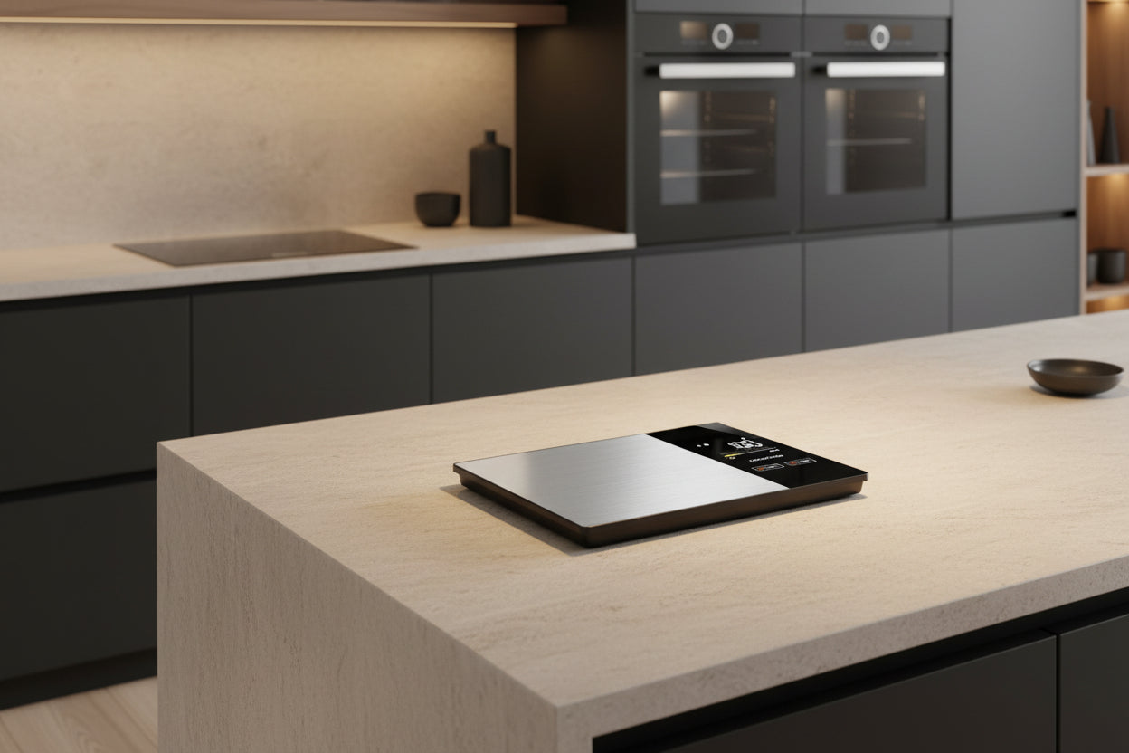 Stainless Steel Electronic Kitchen Scale with Bluetooth