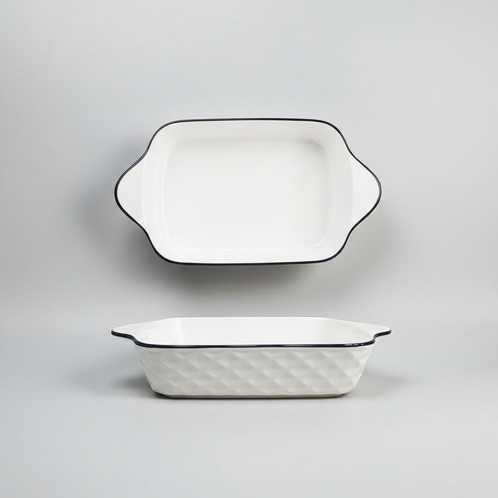 Juego Moderno y Sencillo de Cuencos y Platos de Cerámica