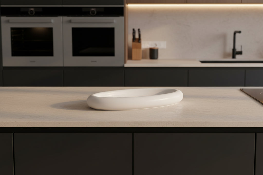 Double-Layer Insulated Ceramic Serving Dish